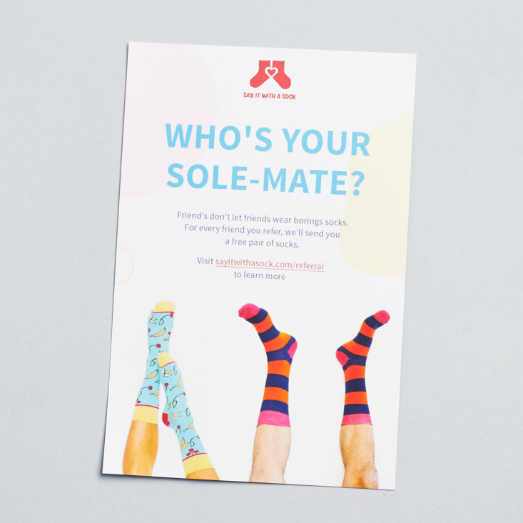 Who's Your Sole-Mate card