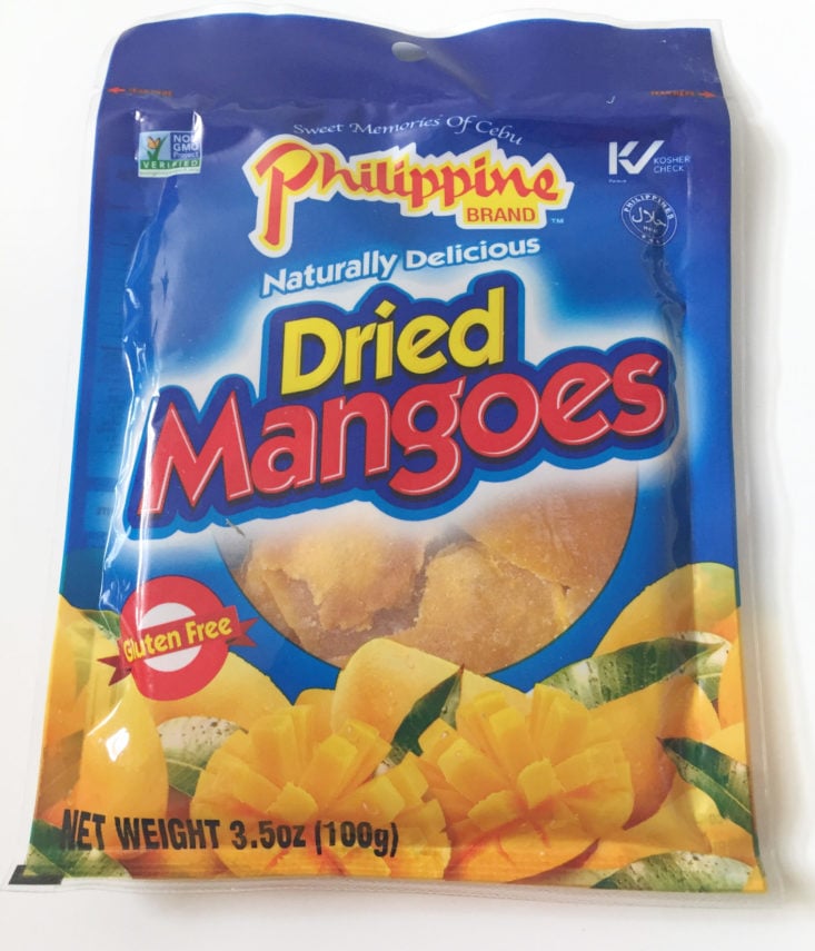 Philippine Brand Dried Mangoes bag front