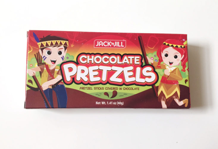 Chocolate Mini Pretzels box front