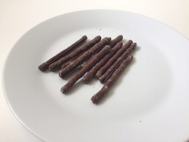 Chocolate Mini Pretzels plated