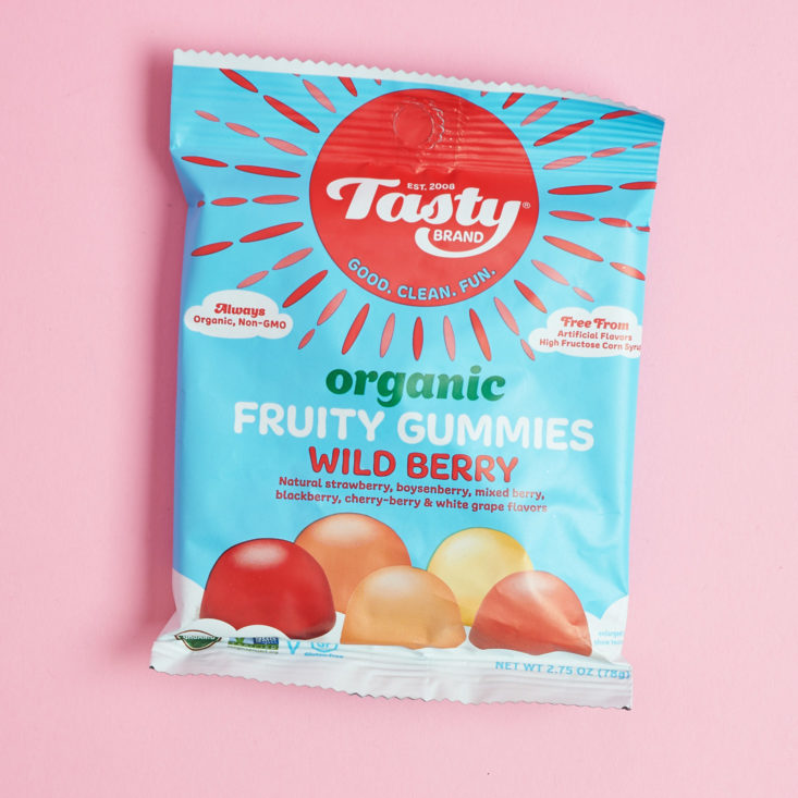 Tasty Brand Organic Fruity Gummies