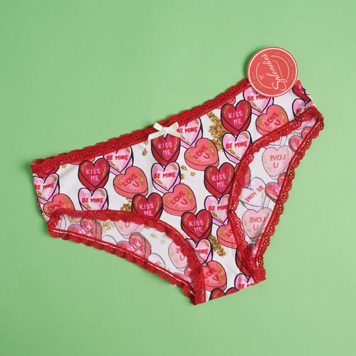 conversation hearts underwear 