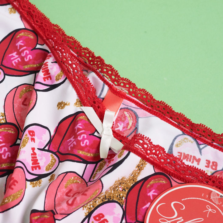 conversation hearts underwear detail