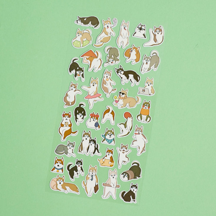 different dog breeds stickers