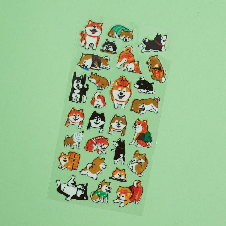 shiba inu faces stickers