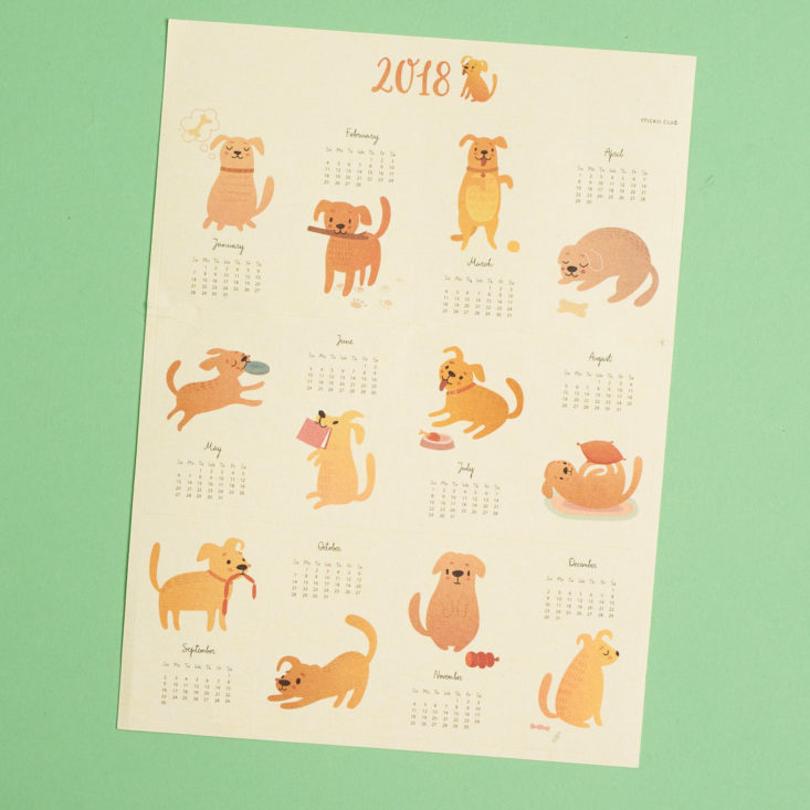 calendar dogs