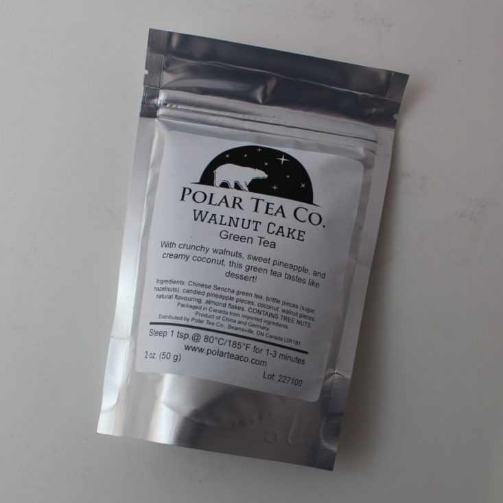 Polar Tea Company Walnut Cake Green Tea (2 oz) packaging