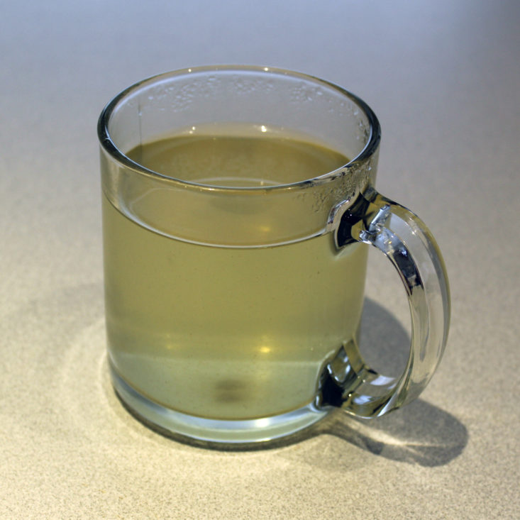 Polar Tea Company Walnut Cake Green Tea brewed