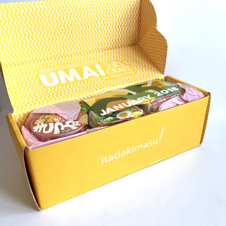 Umai Crate Box - January 2018 - Box Open