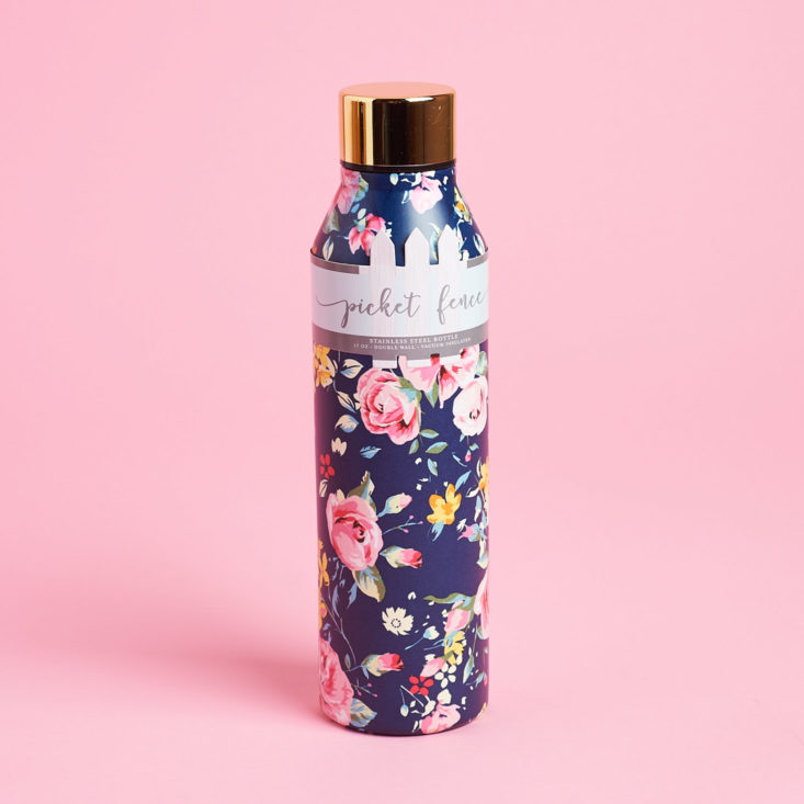 floral print water bottle