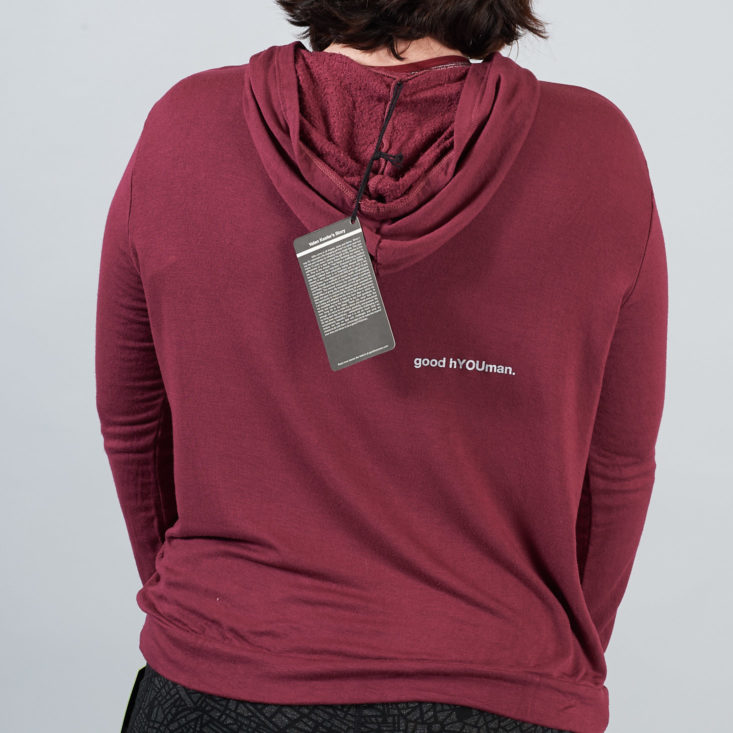 hood on back of top