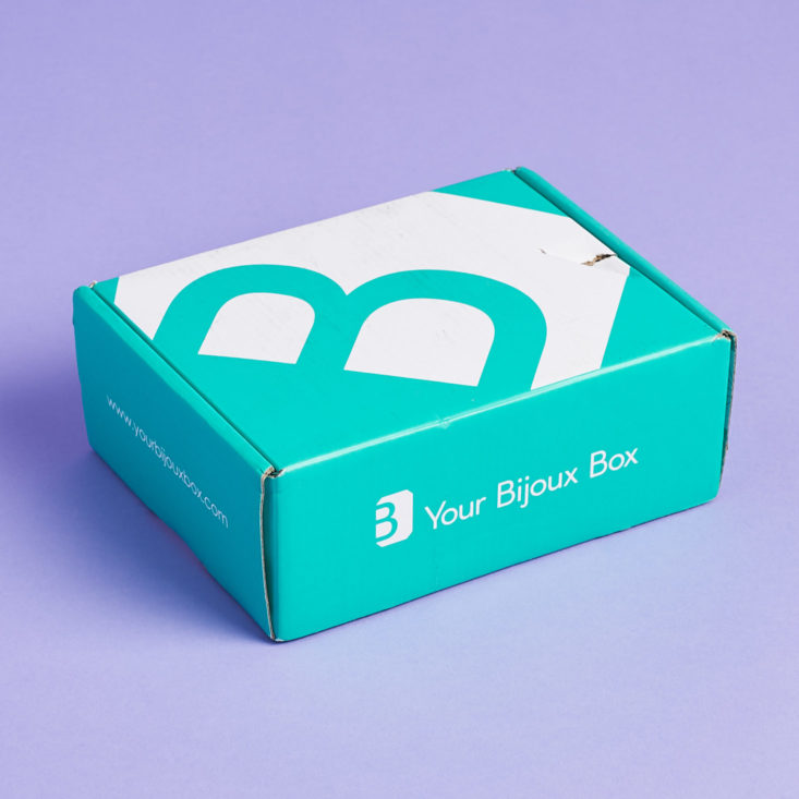 my bijoux box teal box