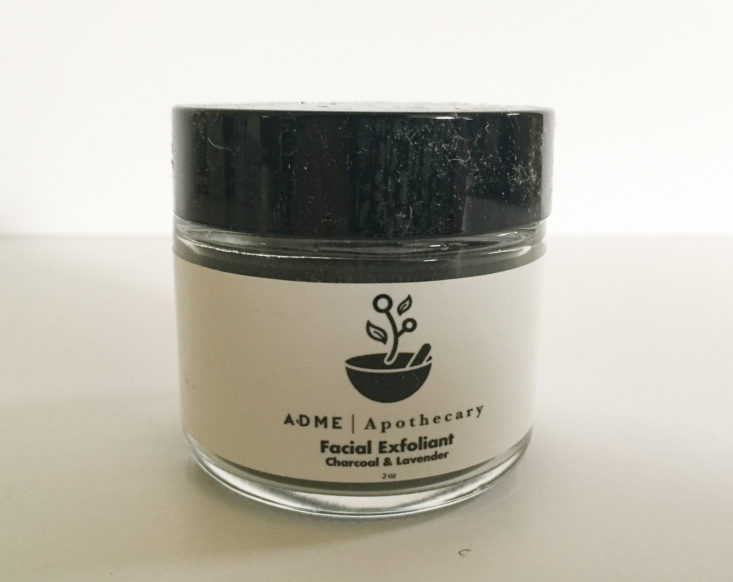 Charcoal & Lavender Facial Exfoliant by ADME Apothecary 