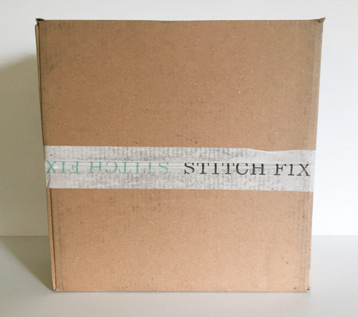 stitch fix plus january 2018 box closed