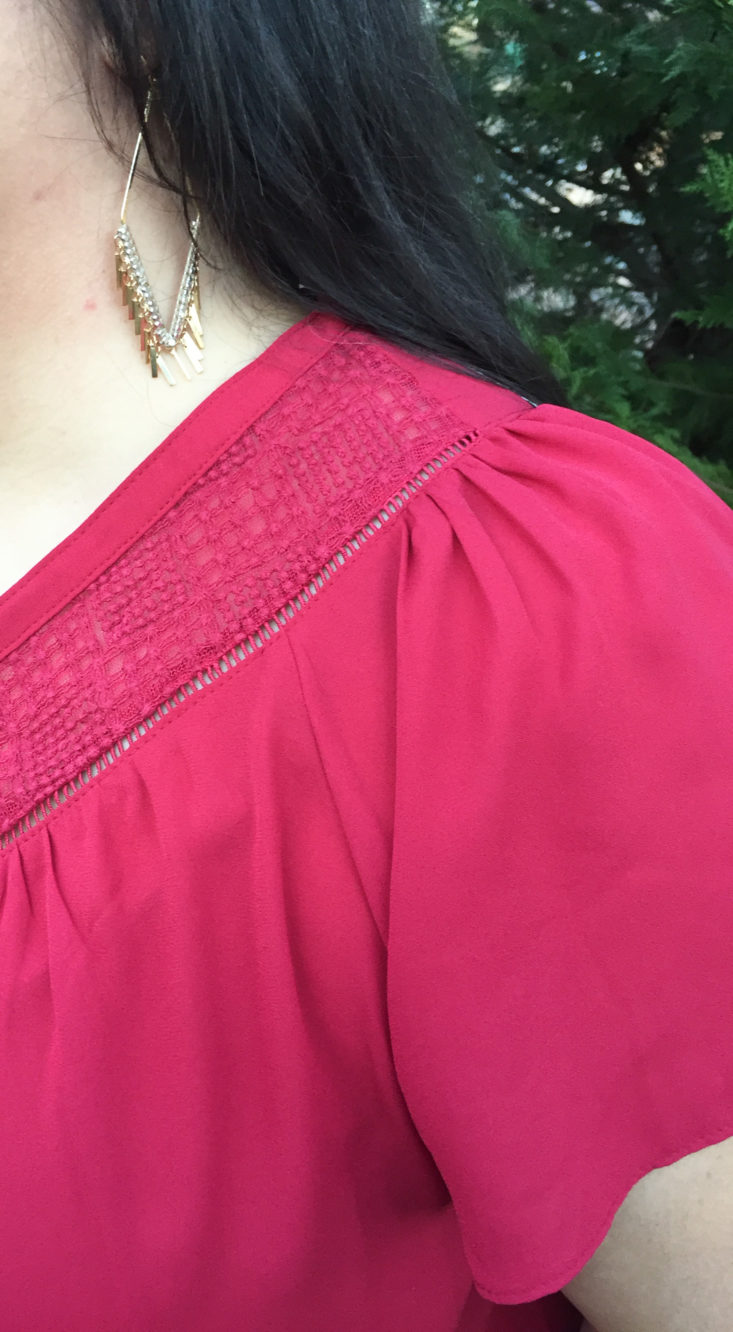 Bretta Lace Detail Blouse by Fun2Fun