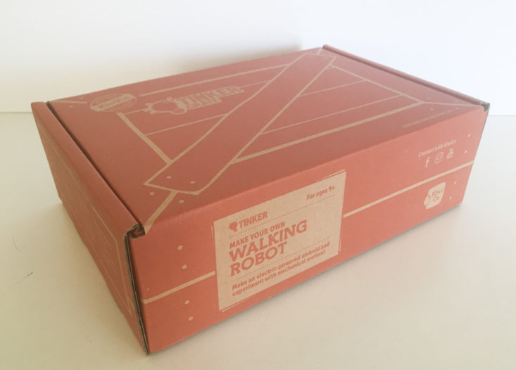 tinker crate walking robot december 2017 box closed