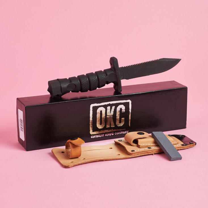 Ontario Knife Co. ASEK with Sheath with box