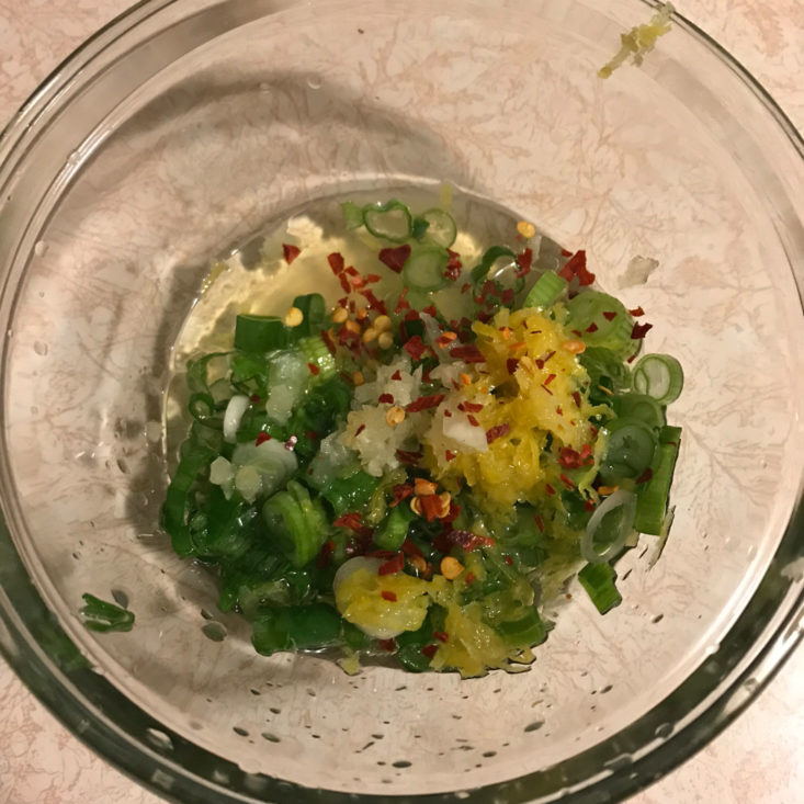 salsa verde ingredients in bowl