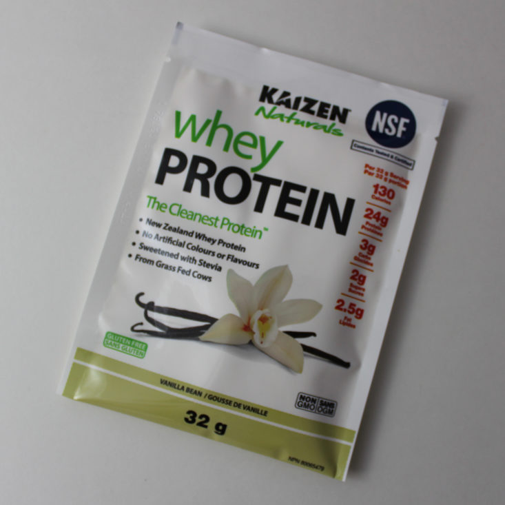 Kaizen Naturals Whey Protein in Vanilla Bean (32g) 