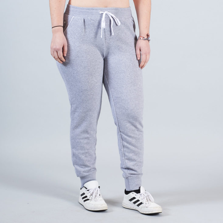 gray joggers
