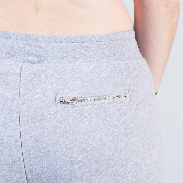 pocket detail on joggers