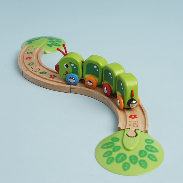 Green Pinata Box January 2018 Caterpillar Train Set