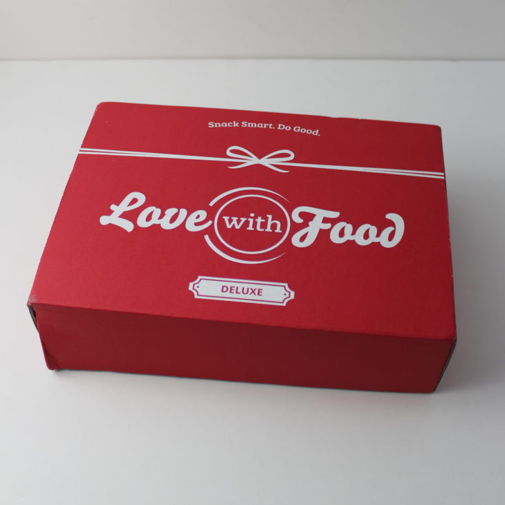 Love with Food Deluxe February 2018 Box closed