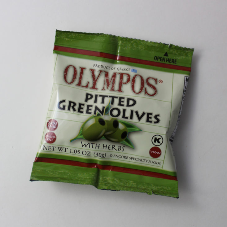Olympos Pitted Greek Olives with Herbs (1.05 oz)