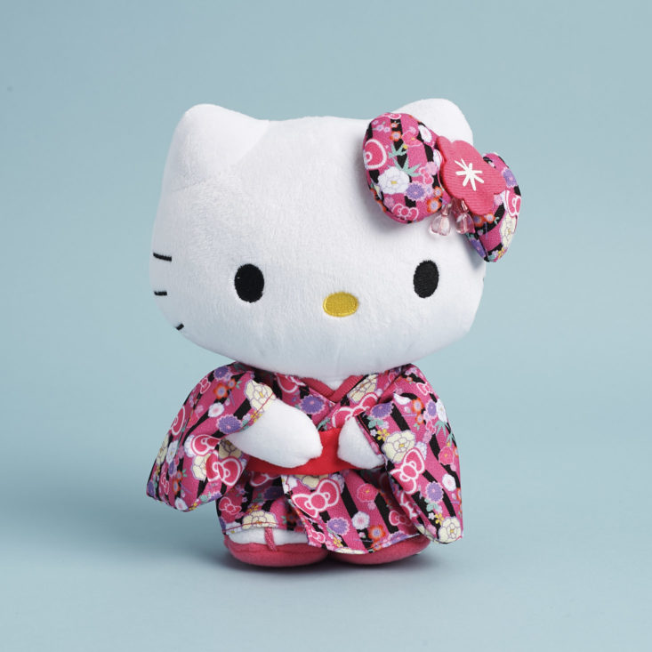 Hello Kitty in traditional Japanese kimono plush
