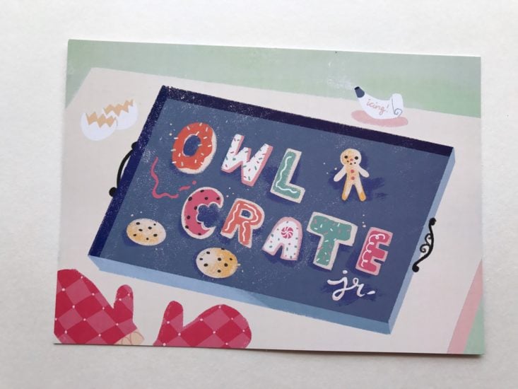 OwlCrate Jr January 2018 Sugar and Spice Booklet front