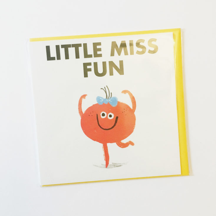 little miss fun card from Papergang February 2018