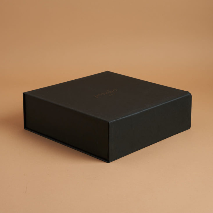 Parabo Box comes in a sturdy and giftworthy black box