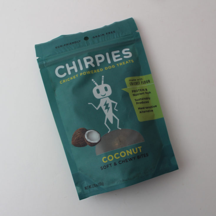 Chirpies Cricket Powered Dog Treats with Coconut 