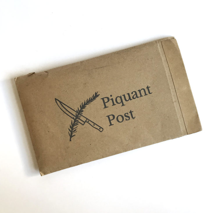 Piquant Post Box January 2018 - Box
