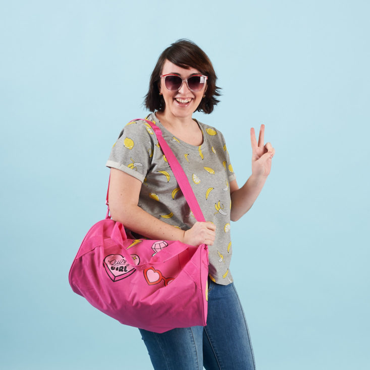quirky crate items on model