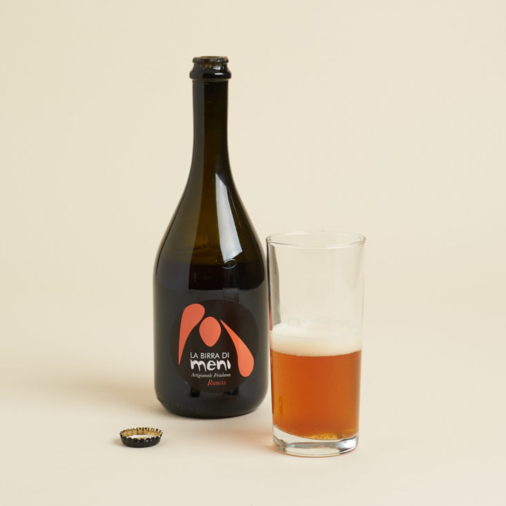 italian beer in glass