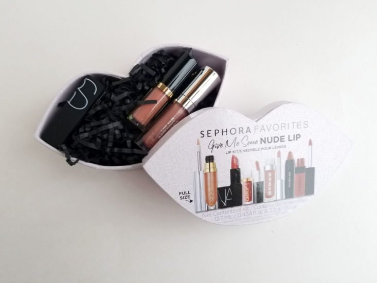 Sephora Favorites Some Nude Lip Kit open