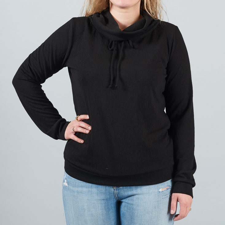 StitchFix Clothing Box February 2018 Athletic Sweater Detail