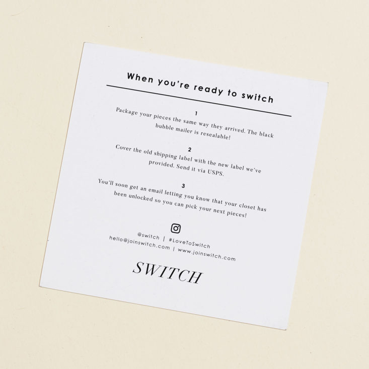 how switch works card