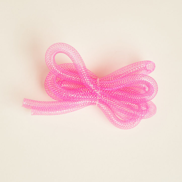 Pink flexible tube