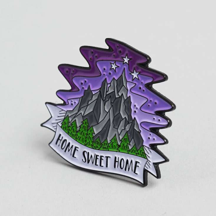 book themed enamel pin