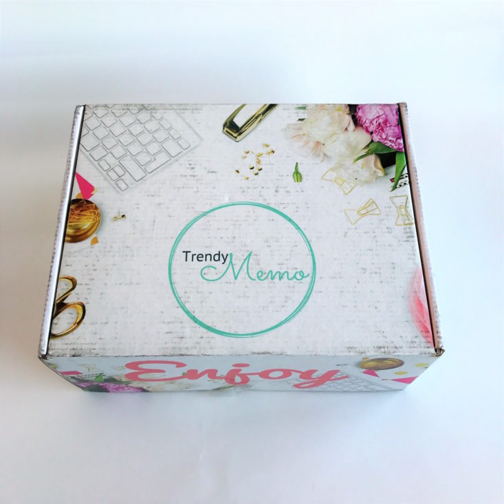 Trendy Memo February 2018 box closed