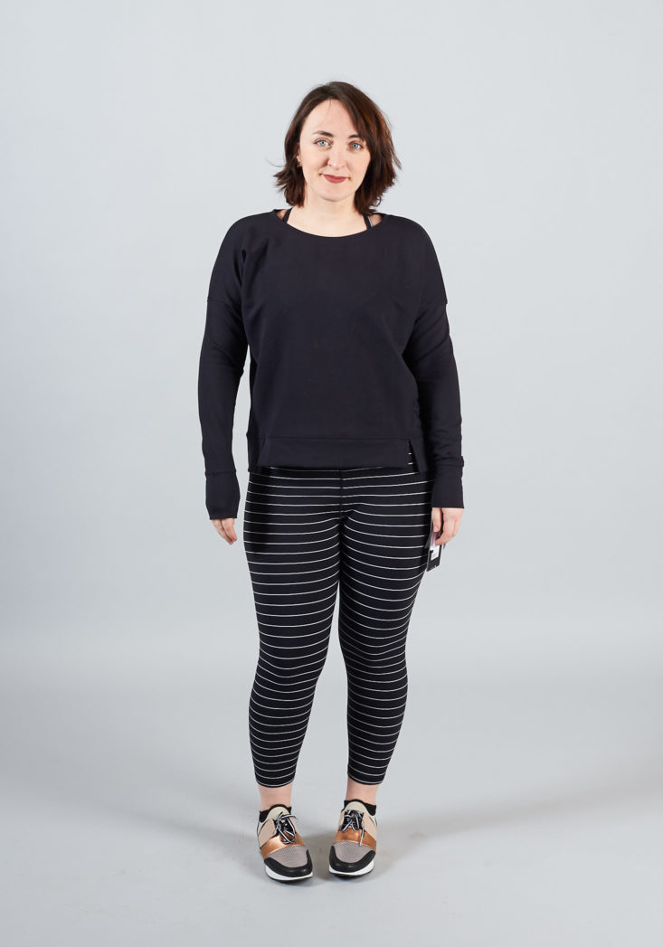 black sweatshirt