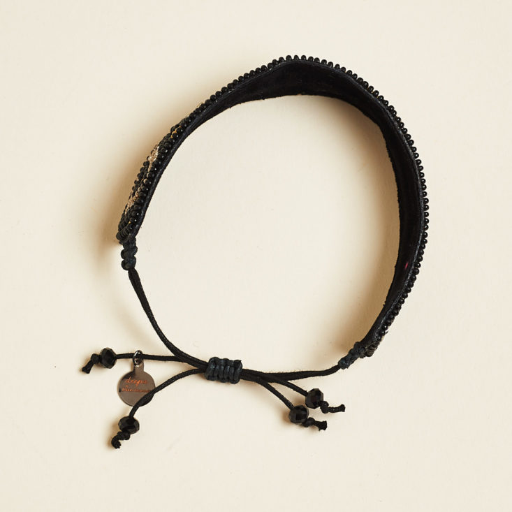 beaded bracelet from above