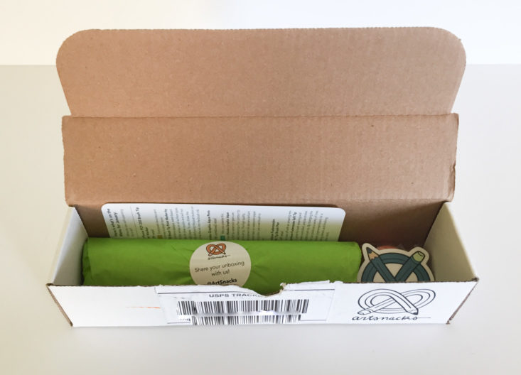 art snacks january 2018 box inside