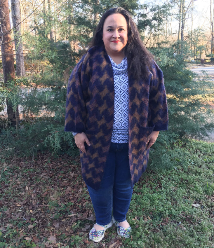 LUCKY BRAND - Iona Patterned Cardigan