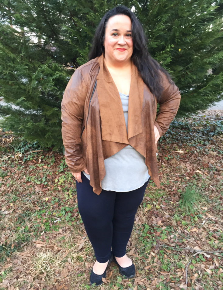 Coated Suede Jacket by DEX