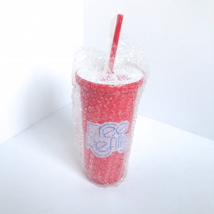 Sip Sip Tumbler with Straw in Free Refills 