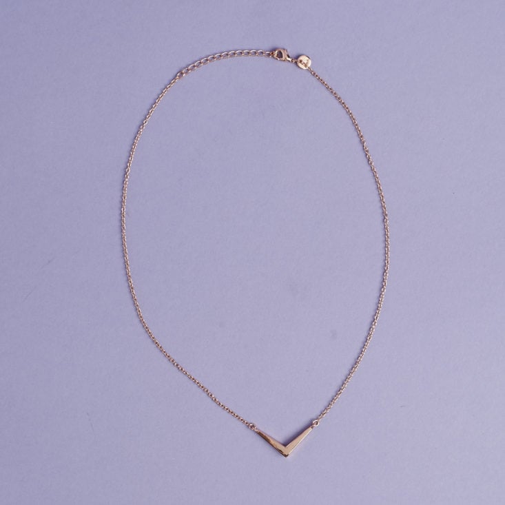 Melinda Maria Rose Gold Amari Mini Necklace