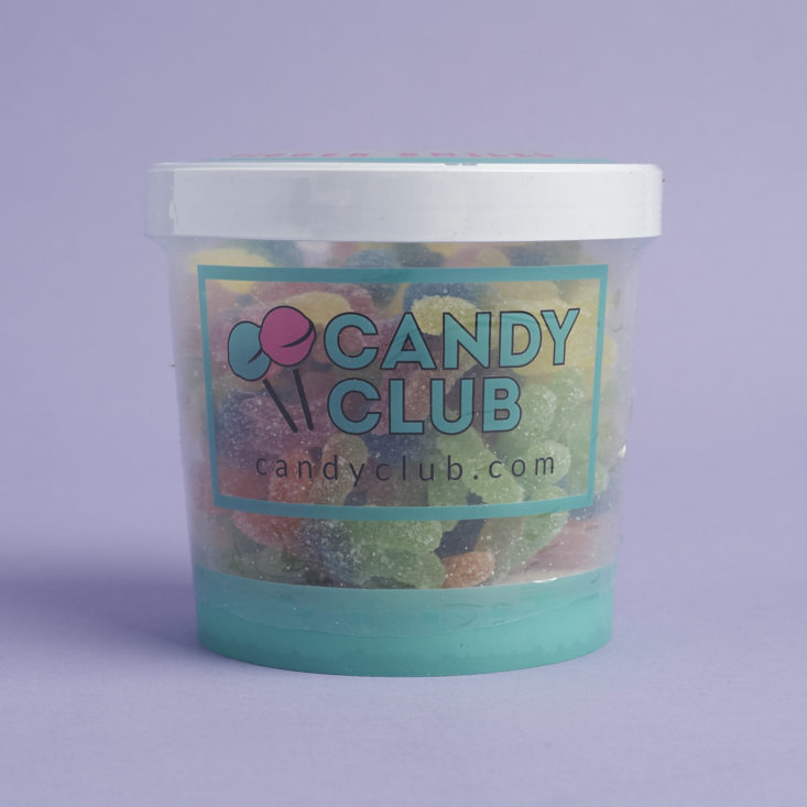 nassau sour gummy octopus in container